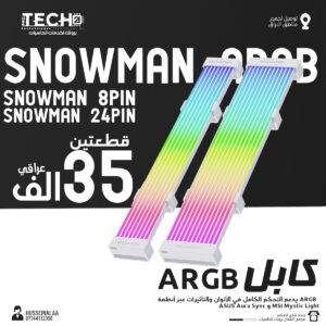 Snowman ARGB 8Pin+Snowman ARGB 24Pin