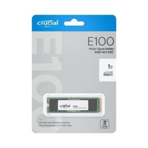 M.2 Crucial E100 1TB PCIe Gen4 NVMe