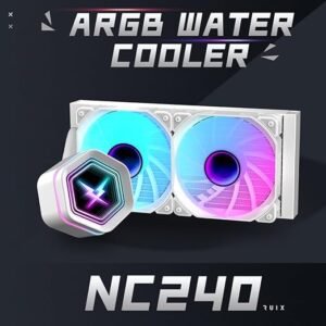 Cooler RUIX NC240 ARGB AIO CPU Liquid White